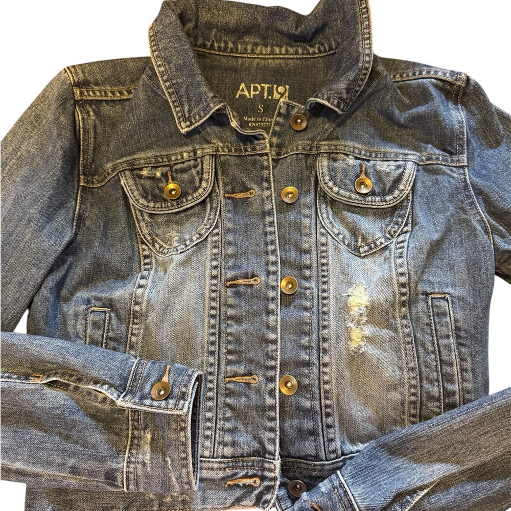 Apt. 9 Blue Jean Jacket